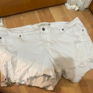 White 18 Torrid shorts